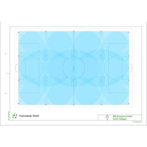 Football pitch irrigation 90m x 60m Plug&Rain 14+6 I-80