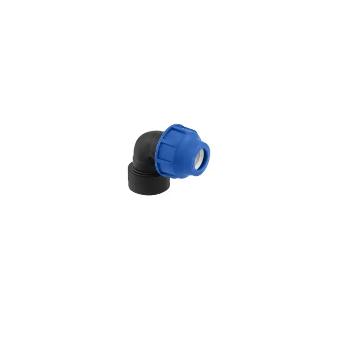 Poliext 90° elbow, 16 mm × 3/4" female...