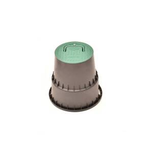 Bo&icirc;tier de vanne darrosage DVS rond petit, 24,3 cm...
