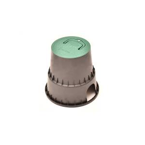 Bo&icirc;tier de vanne darrosage DVS rond petit, 24,3 cm...
