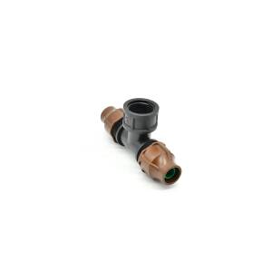 T-connector ø 16 x 3/4 female thread x 16 mm