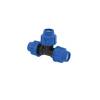 Poliext T-Stück, 25 mm PN 16, Klemmverbinder für PE-Rohr [10er Pack]