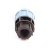 Raccord droit Unidelta 25 mm × 3/4" IG PN 16, raccord à compression pour tuyau PE [lot de 50]