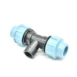 Té 90° avec FF ø 25 x 1/2" x 25 Unidelta 77140-2505