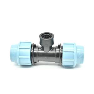 T-Stück 90° mit IG ø 32 x 3/4" x 32...