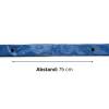 Flexible, flat, single-layer LayFlat hose, 3" (78 mm) fitting spacing, 75 cm, 50 m
