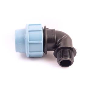 Angle 90° with AG ø 25 x 1/2" Unidelta...