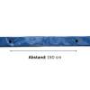 Flexible flat single-layer LayFlat hose 3" (78 mm) spacing Fittings 150 cm, 50 m