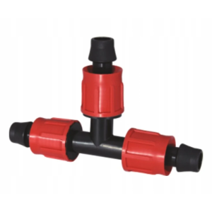 Raccord en T 17 mm pour tuyau goutte-à-goutte