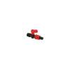 Mini ball valve for drip hose 17 mm with 1/2" male thread